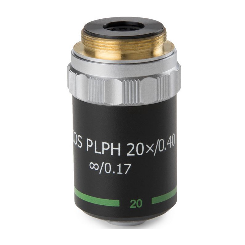 Euromex objetivo 20x/0.40, plano, fase, infinito, BB.7720 (BioBlue.lab)