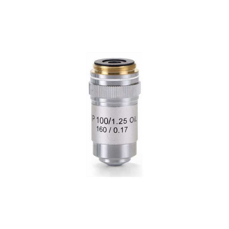 Euromex objetivo S100x/1.25 Semi-planacromática, mola, óleo AE.5601 (BioBlue)