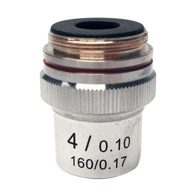 Optika objetivo 4x/0.10, achro, M-131
