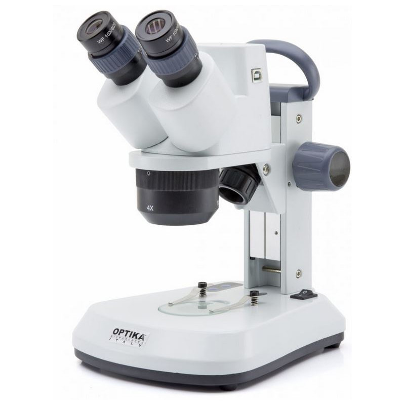 Optika Microscópio stéreo SFX-91, bino, 10x, 20x, 40x, Cremalheira, cabeça rotátil