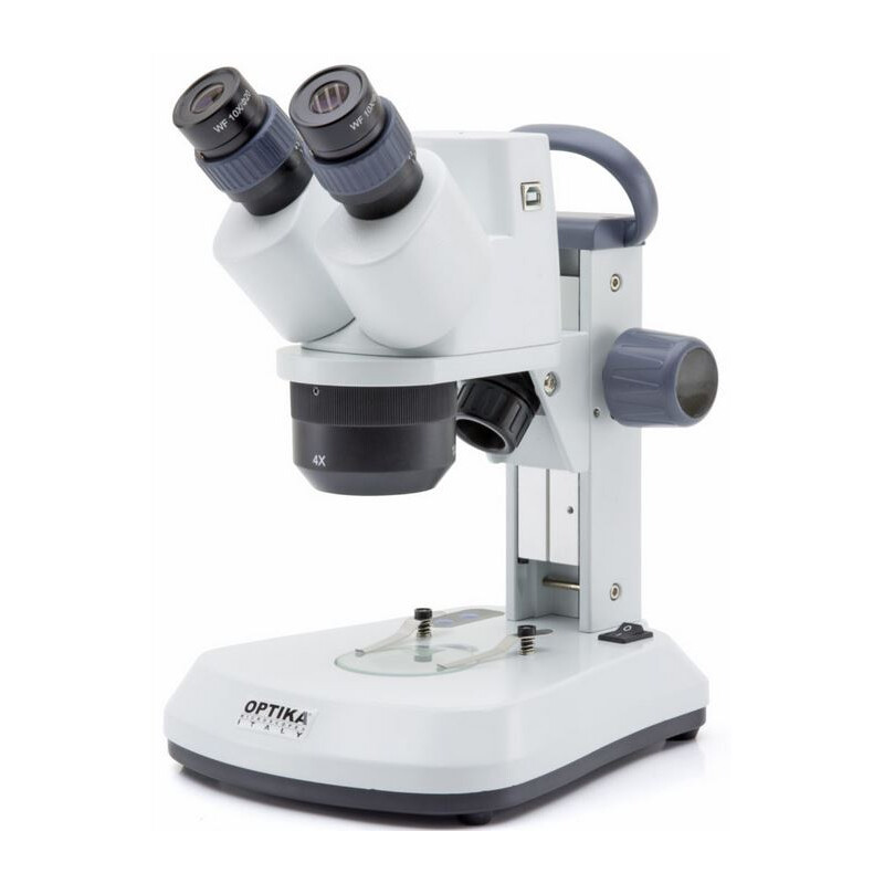 Optika Microscópio stéreo SFX-91D, bino, 10x, 20x, 40x, Cremalheira, cabeça rotátil, Câmera 3MP
