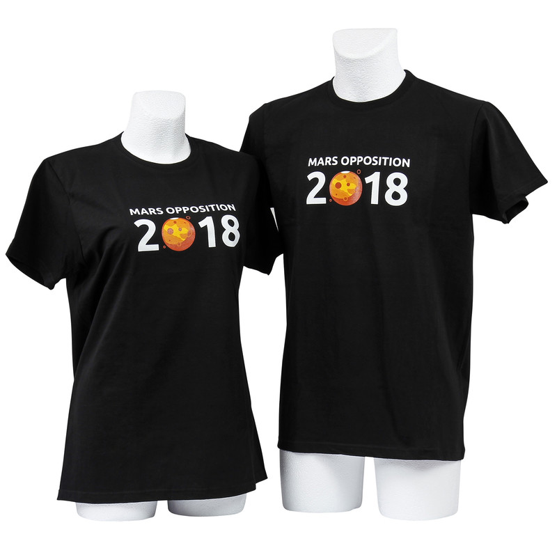 T-Shirt Mars Opposition 2018 - Tamanho L preto