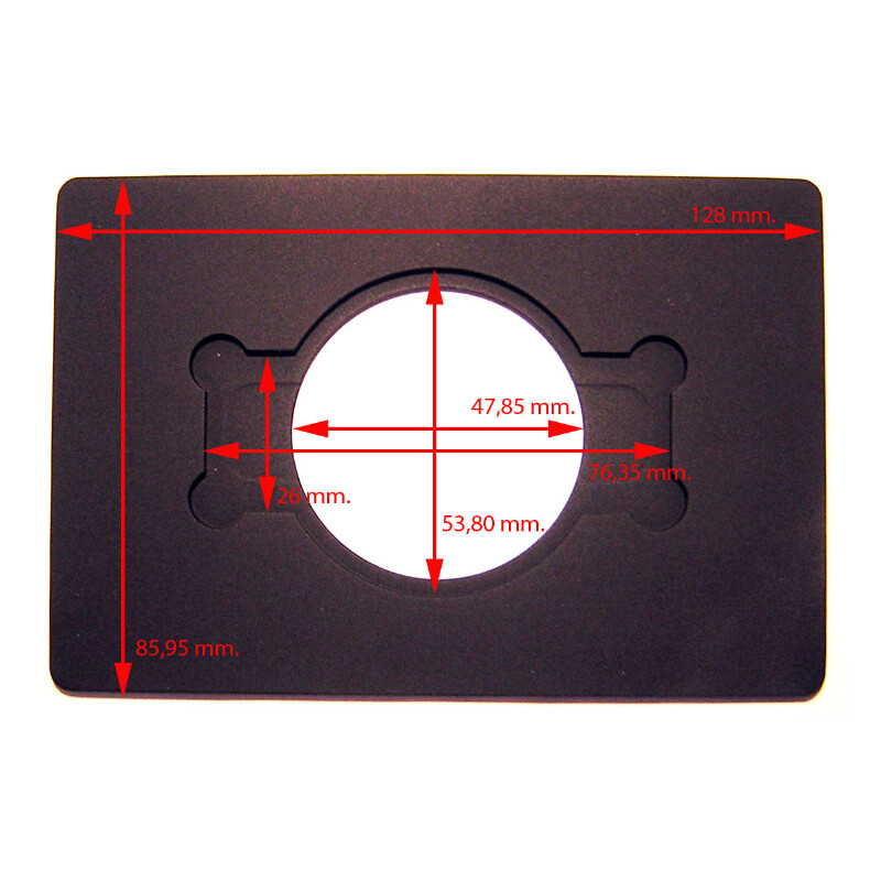 Motic Placa de Petri Ø 54mm, w. porta-objectos, 26x76mm