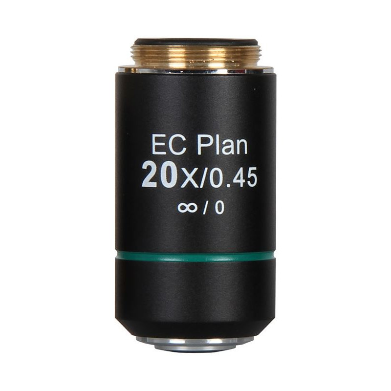 Motic Objetivo EC PL, CCIS, plan, achro, NGC  20x/0.45 w.d. 1mm (BA-310 Elite)