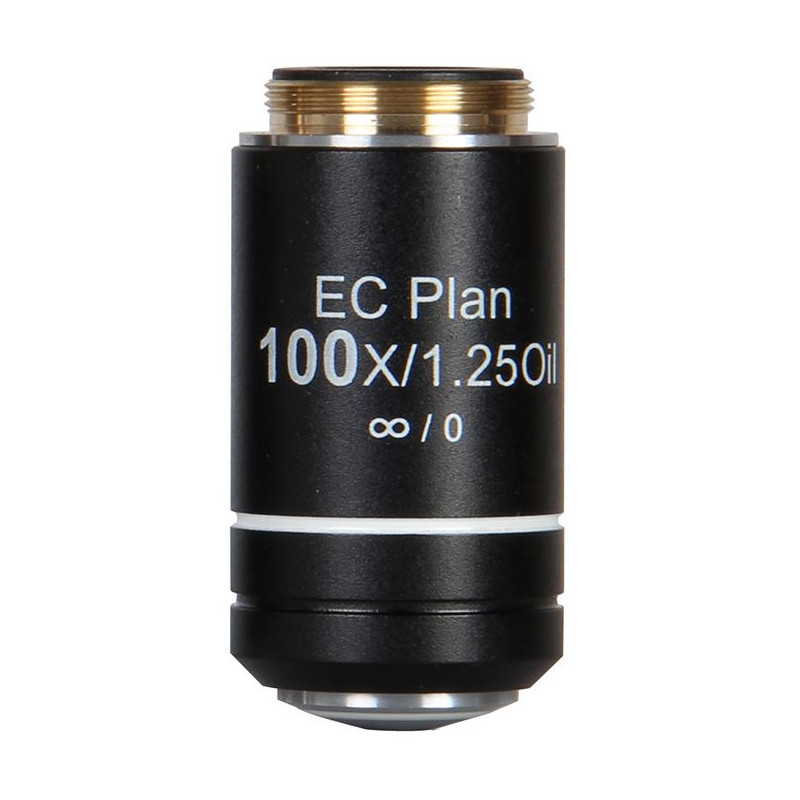 Motic Objetivo EC PL CCIS, plan, achro, NGC 100x/1.25, S, Oil w.d. 0.15mm (BA-310 Elite)
