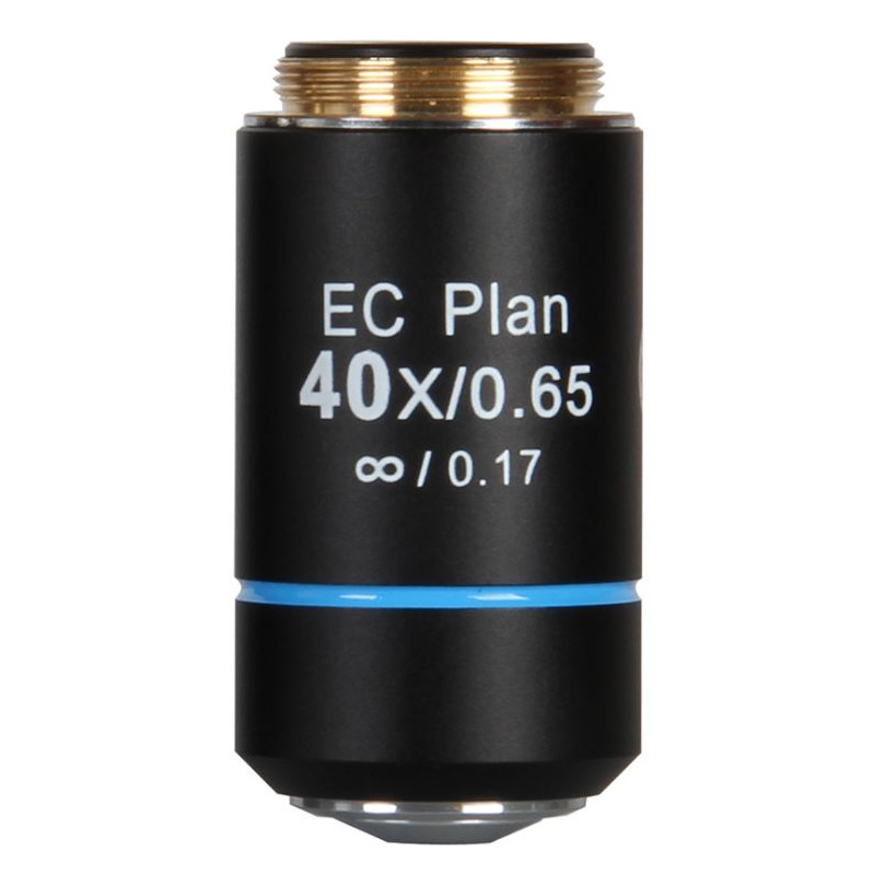 Motic objetivo EC PL, CCIS, plan, achro microscope objective, 40X/0.65, S, w.d. 0.5mm (BA-210)