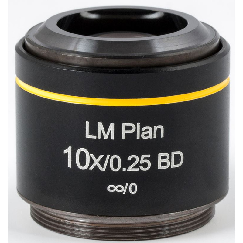 Motic objetivo LM BD PL, CCIS, LM, plan, achro, BD 10x/0.25, w.d.16.3mm (AE2000 MET)