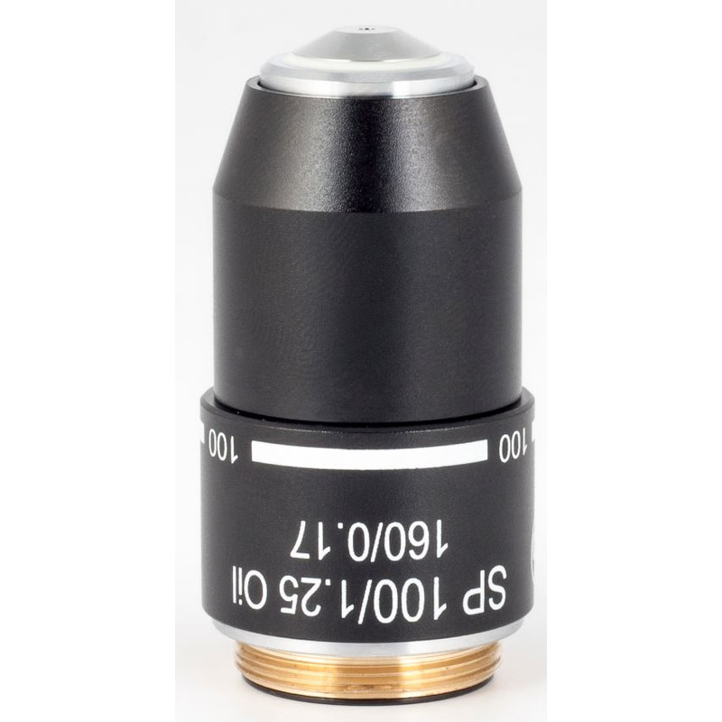 Motic Objetivo SP semiplan achro, 100X/1.25, S, Oil  w.d=0.14mm (RedLine200)