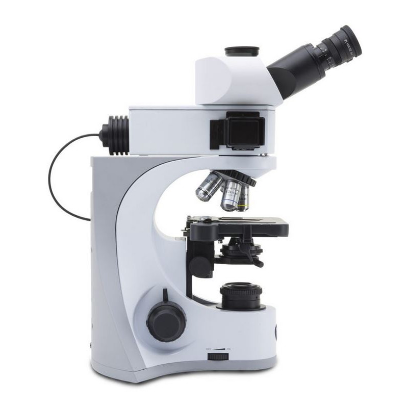 Optika Microscópio B-510LD2, Fluorescência, trino, 1000x, IOS, azul, verde