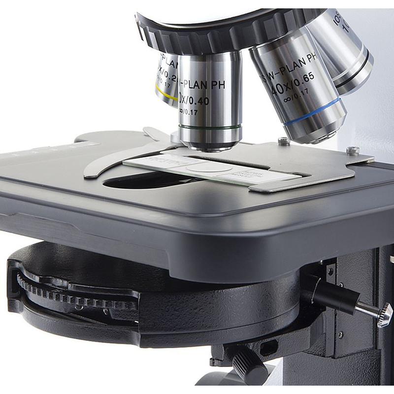 Optika Microscópio B-510ASB, asbestosis, trino, 40x phase, 40x-1000x, W-PLAN IOS, W&B 12.5x, EU