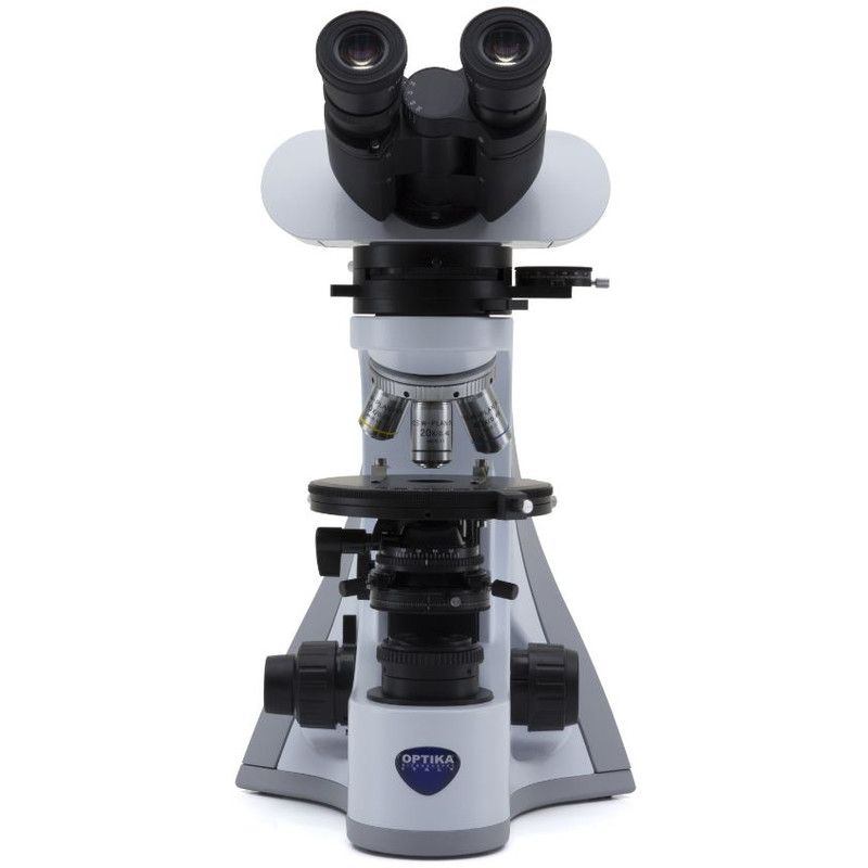 Optika Microscópio B-510POL, polarisation, transmitted, trino, IOS W-PLAN POL, 40x-400x, EU