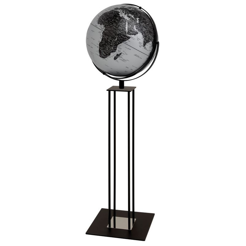 TROIKA Globo com pedestal Worldtrophy Matt Silver 42,5cm
