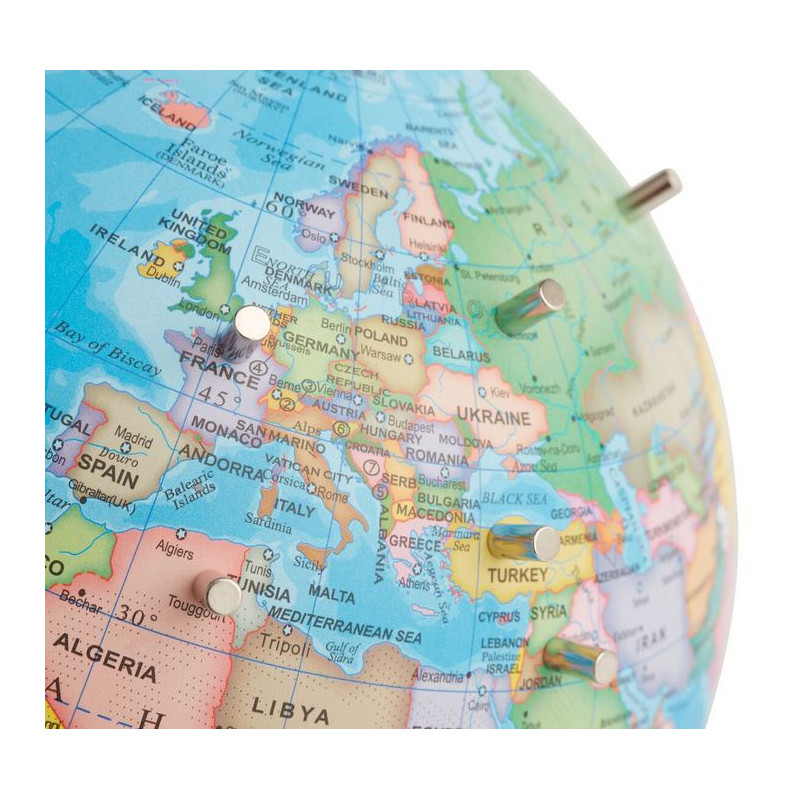 TROIKA Globo emform globe Magnet Political incl. 10 magnets 23cm