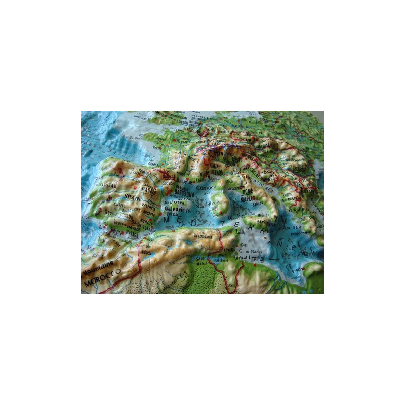 geo-institut Globo em relevo (Inglês) 65cm