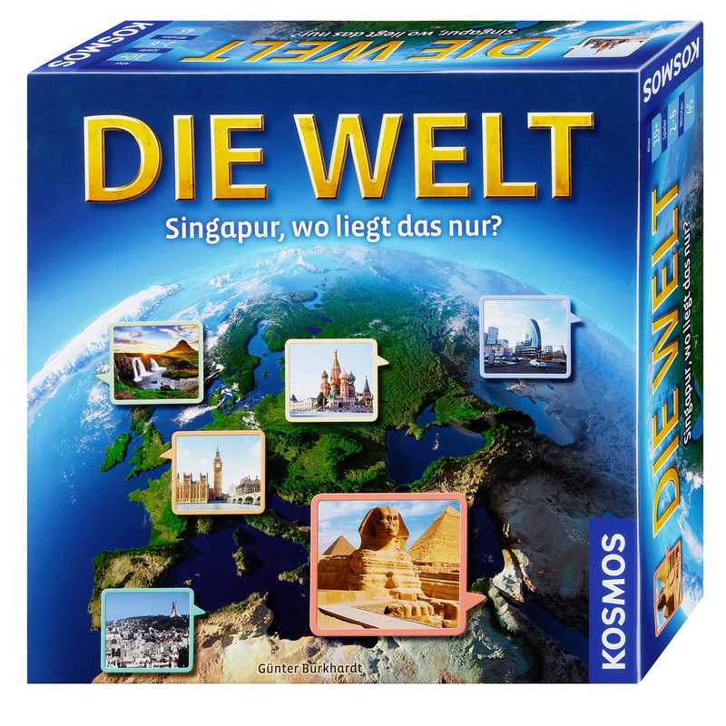 Kosmos Verlag Jogo O Mundo - Singapura, onde é que fica?