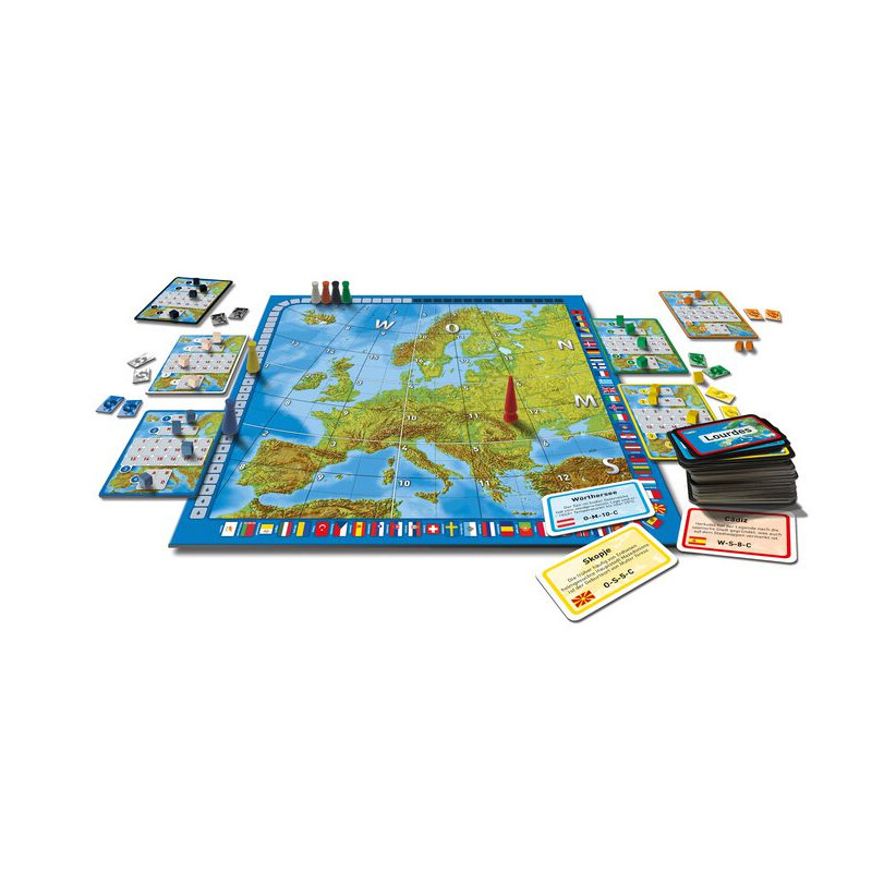Kosmos Verlag Jogo Europa - Paris é claro, mas onde está Córdova?