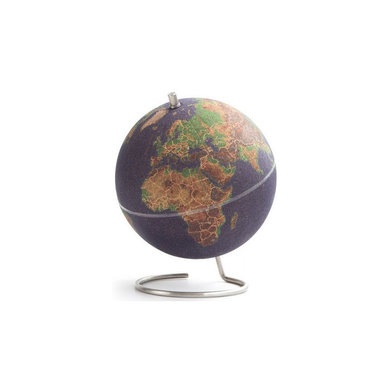 suck UK Mini-globo Coloured Cork globe 15cm for pinning