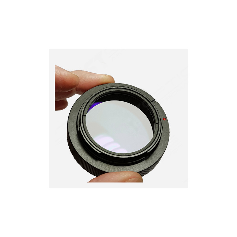ASToptics Anel T M48 para Canon EOS, com filtro transparente incorporado
