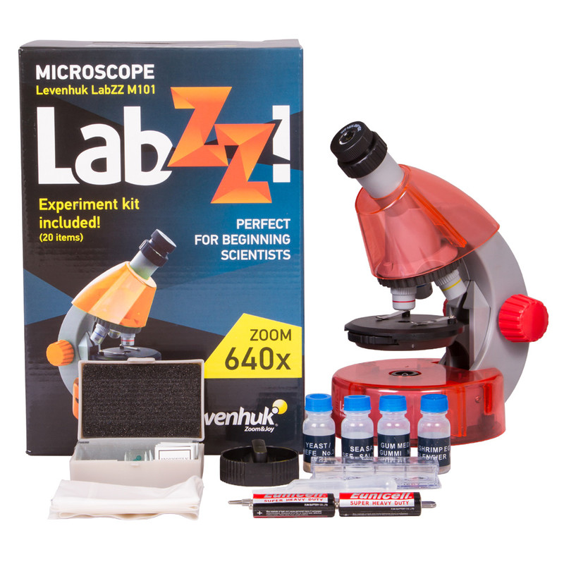 Levenhuk Microscópio LabZZ M101 Orange