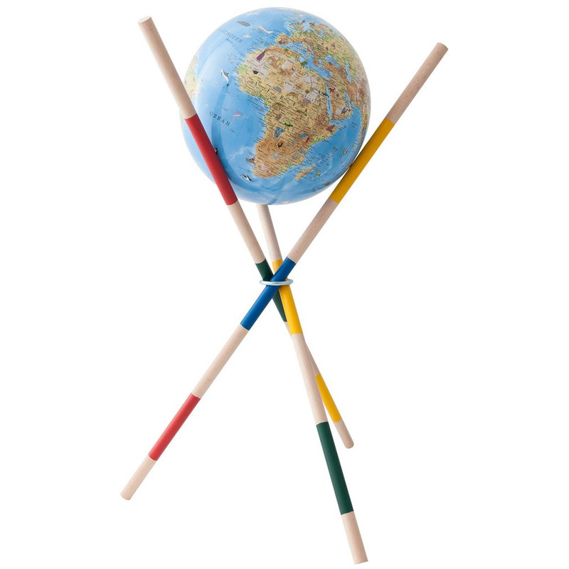 Columbus Globos para crianças Mikado incl. caneta de descoberta 34cm