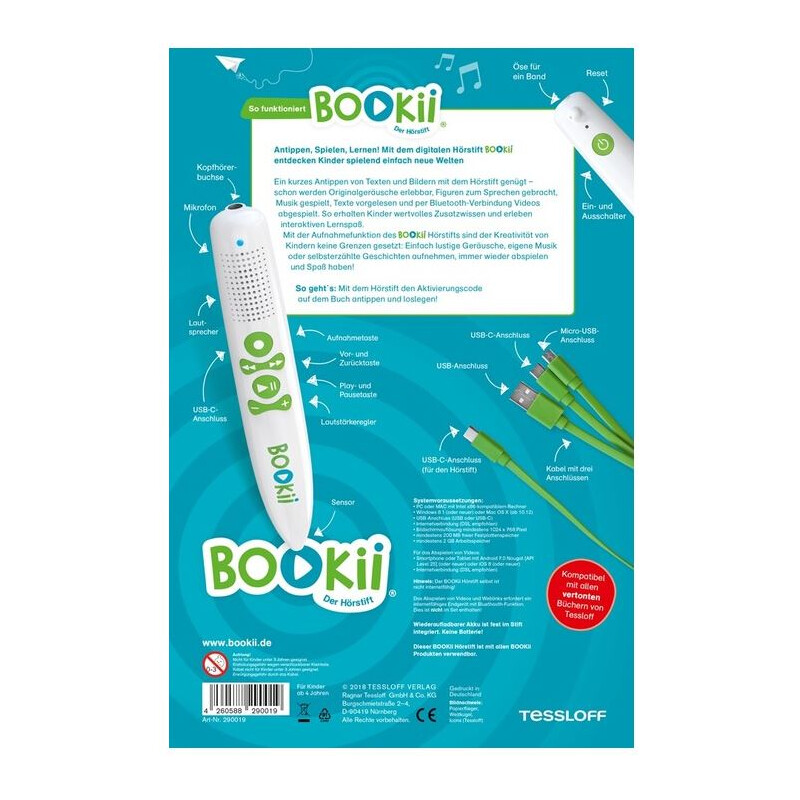Tessloff-Verlag Caneta áudio BOOKii