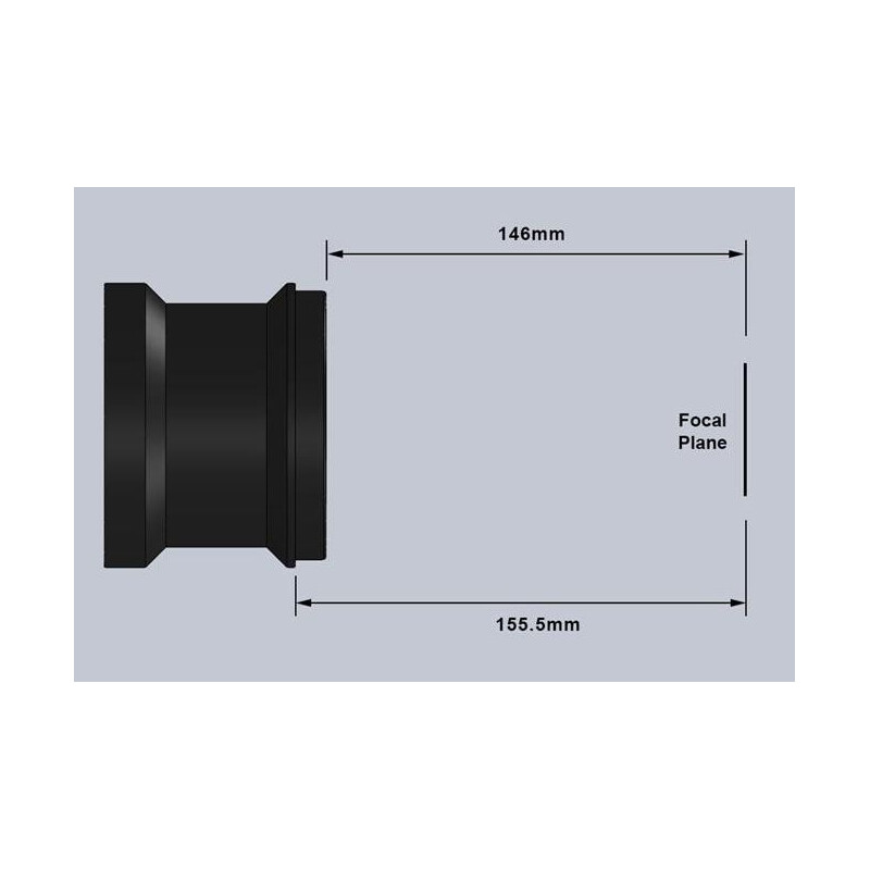 Starizona Corretor de coma Celestron C11/C14 SCT II LF Grande Formato 0,63x