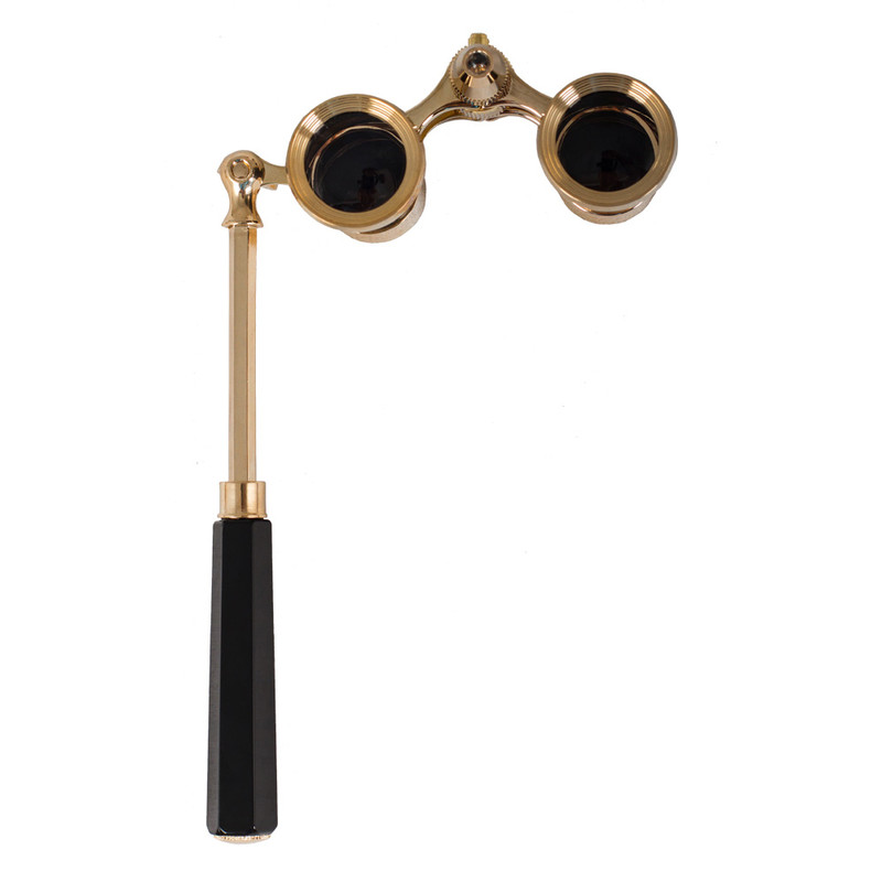 Levenhuk Binóculos de ópera Broadway 3x25 preto com lorgnette e luz LED