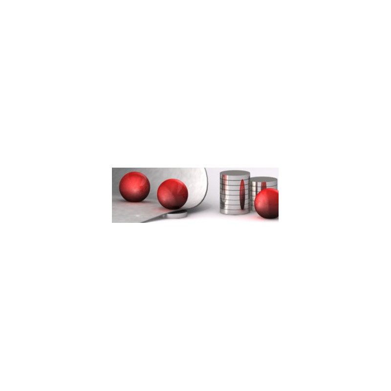 Bacher Verlag Conjunto de bolas magnéticas Neoballs 54 peças vermelho