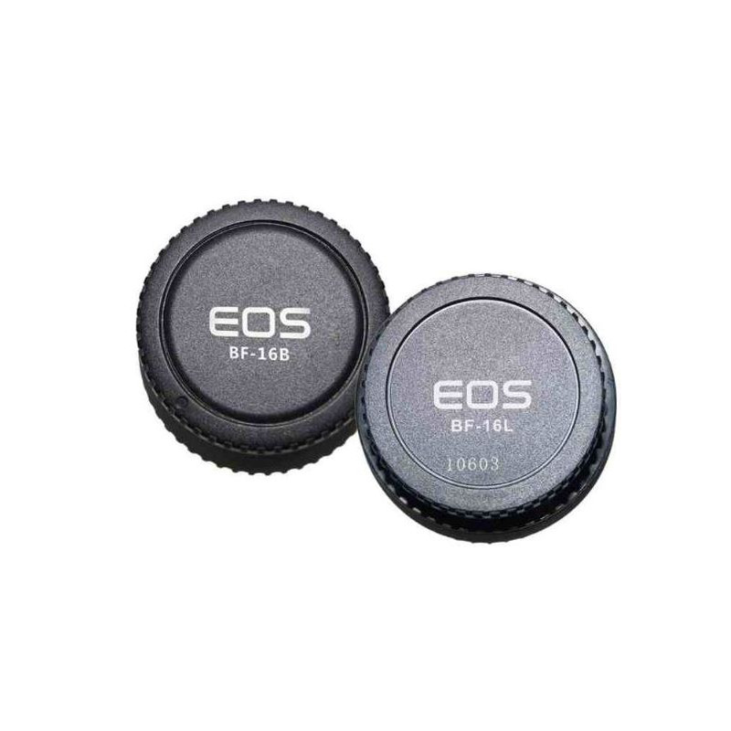 Pixel Coberturas anti-pó Tampa traseira da objetiva BF-16L + Tampa do corpo da objetiva BF-16B para Canon