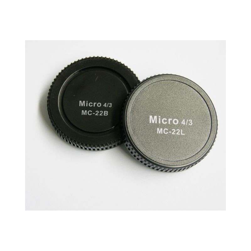 Pixel Lens Rear Cap MC-22B + Body Cap MC-22L for Micro Four Thirds