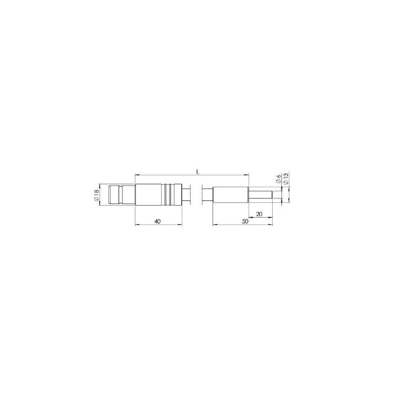 StarLight Opto-Electronics GLF1-1600-4.5, 1 braço, comprimento do braço 1600 mm, diâmetro ativo 4.5 mm