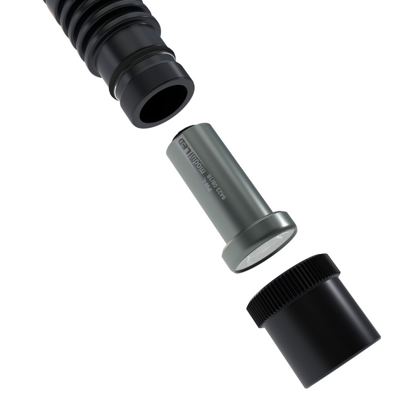 StarLight Opto-Electronics IL12-600 AM Arms, com vidro de proteção, 2 braços, comprimento do braço 600 mm