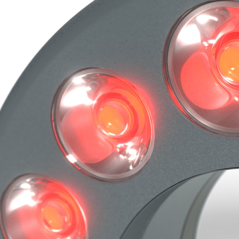 StarLight Opto-Electronics RL12-10s R, spot, vermelho (625nm), Ø 66mm