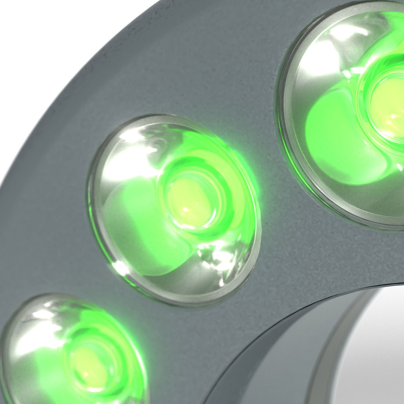StarLight Opto-Electronics RL12-10s G, verde (528 nm), Ø 66mm
