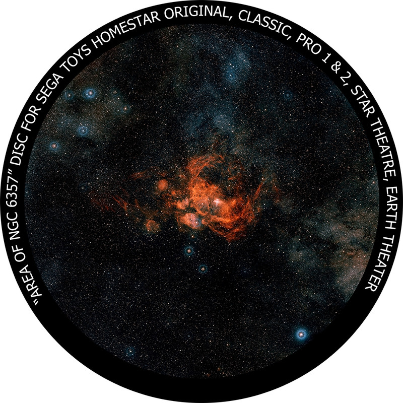 Redmark Disco para Planetário Sega Homestar - NGC 6357