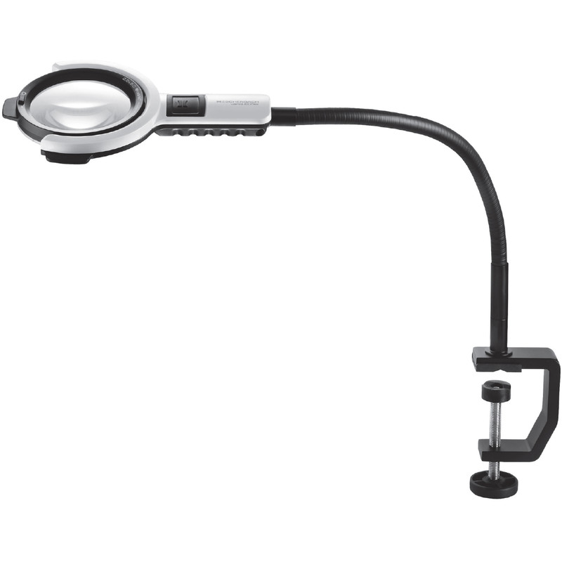 Eschenbach Lupa Lâmpada de ampliação varioLED flex, 6dpt, 2.5x, Ø 76mm, Tripé 350 mm