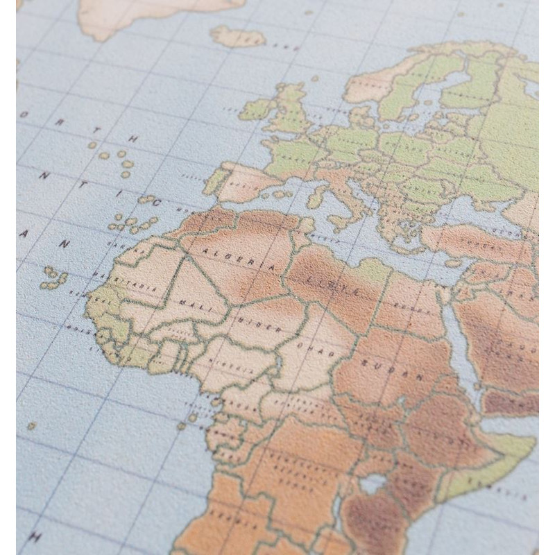 Miss Wood Mapa da Madeira Aguarela Físico XL