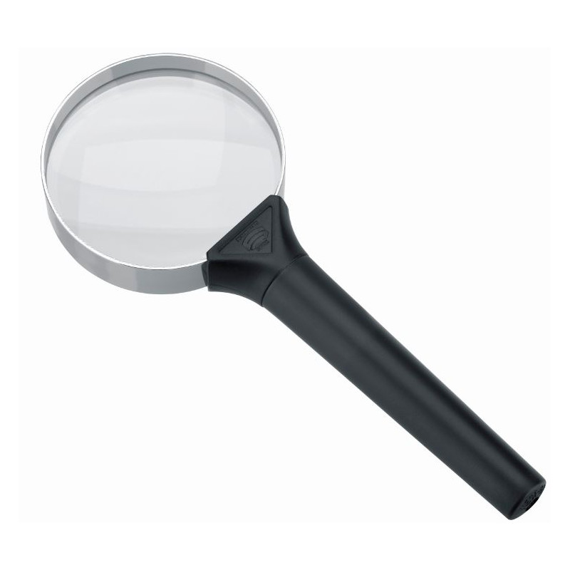 Schweizer Lupa de mão Basic-Line Classic, 6D/2,5x/Ø65mm, biconvexa