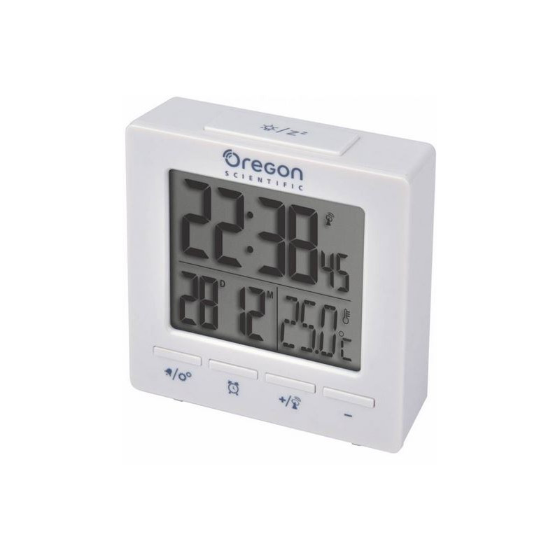 Oregon Scientific Estação meteorológica RC Alarm clock with temperature white
