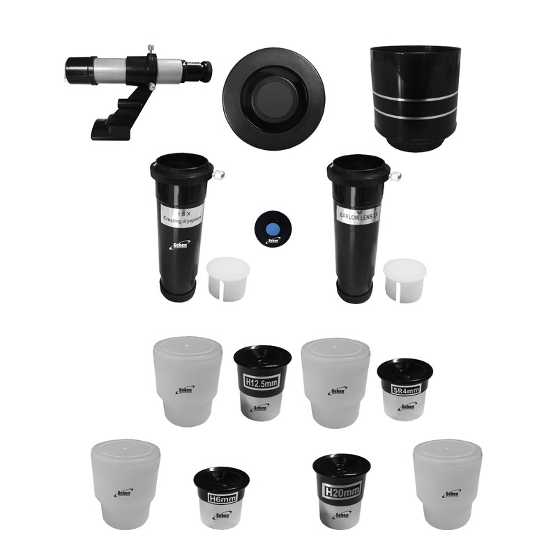 Seben Telescópio Refrator Star Commander 60-900 + Adaptador de Smartphone DKA5