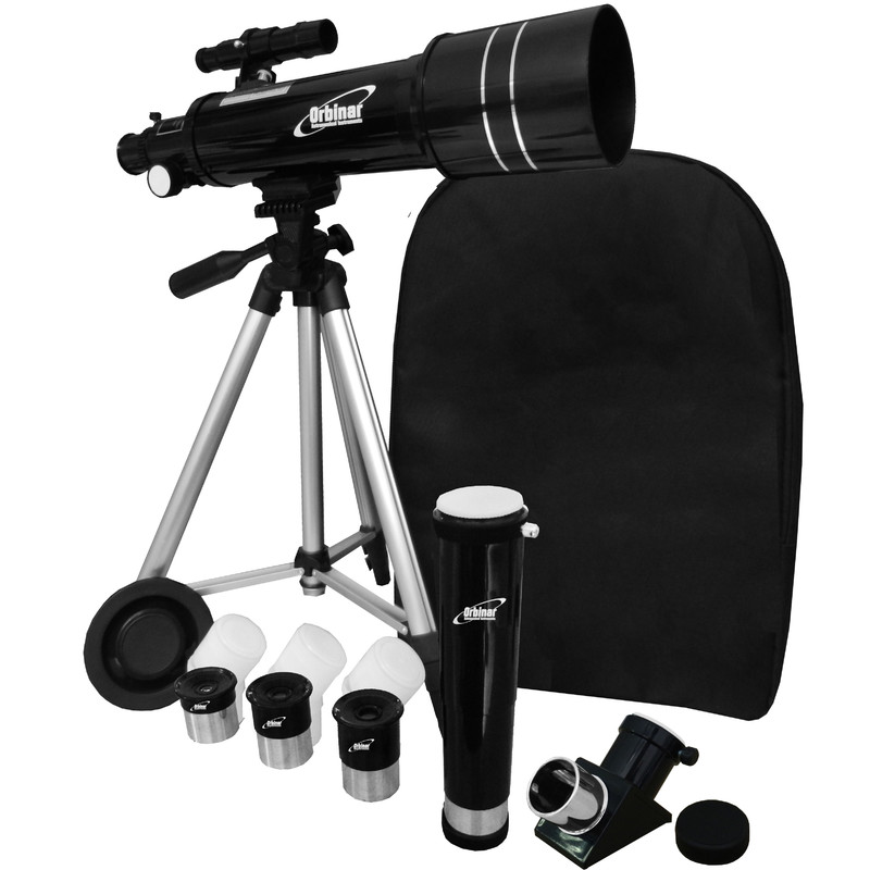 Orbinar Telescópio de viagem 400/70 + Mochila + Adaptador de Smartphone DKA5