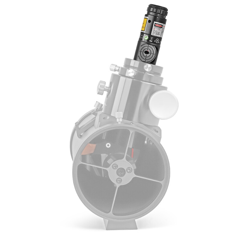 Omegon Laser de ajuste Newton 1.25" com janela de inspeção Rev. B