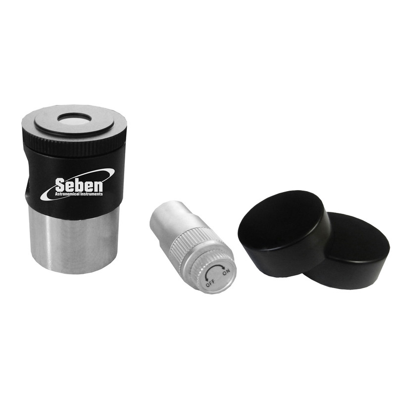 Seben Ocular com mira Plössl 12,5 mm com Iluminação 1,25''