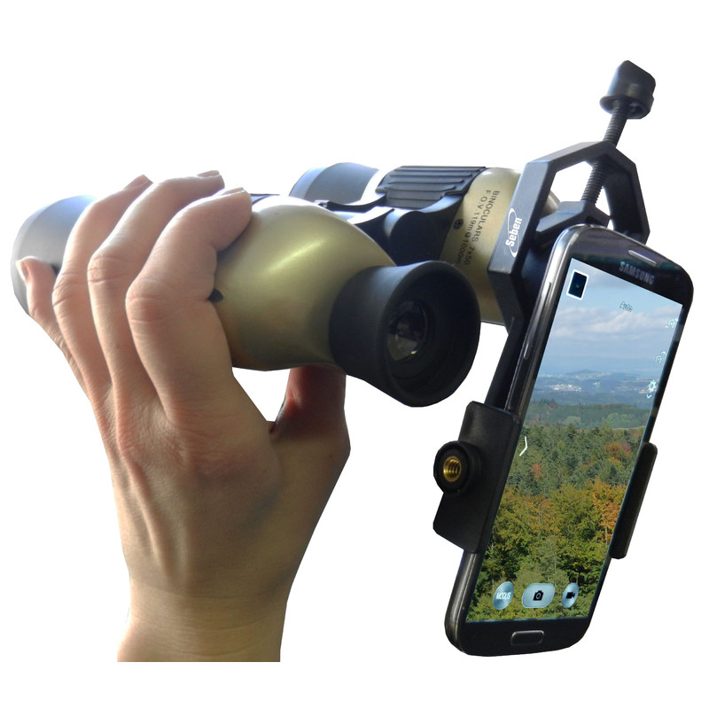 Seben Adaptador universal de Smartphone para telemóvel DKA5 da para Telescópio, Luneta, Monóculo