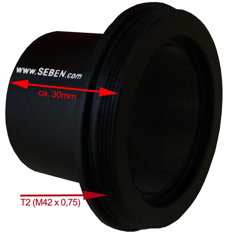 Seben Adaptador de câmera T2 1.25'' DKA3