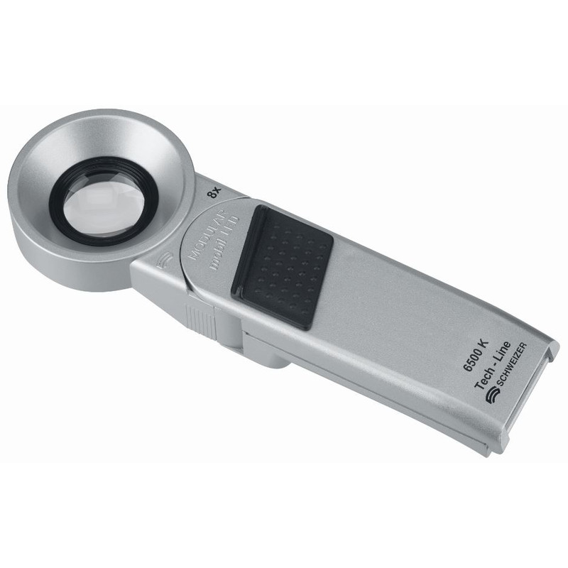 Schweizer Lupa Tech-Line Modular 8x/Ø30mm, aplanática, 2700 K