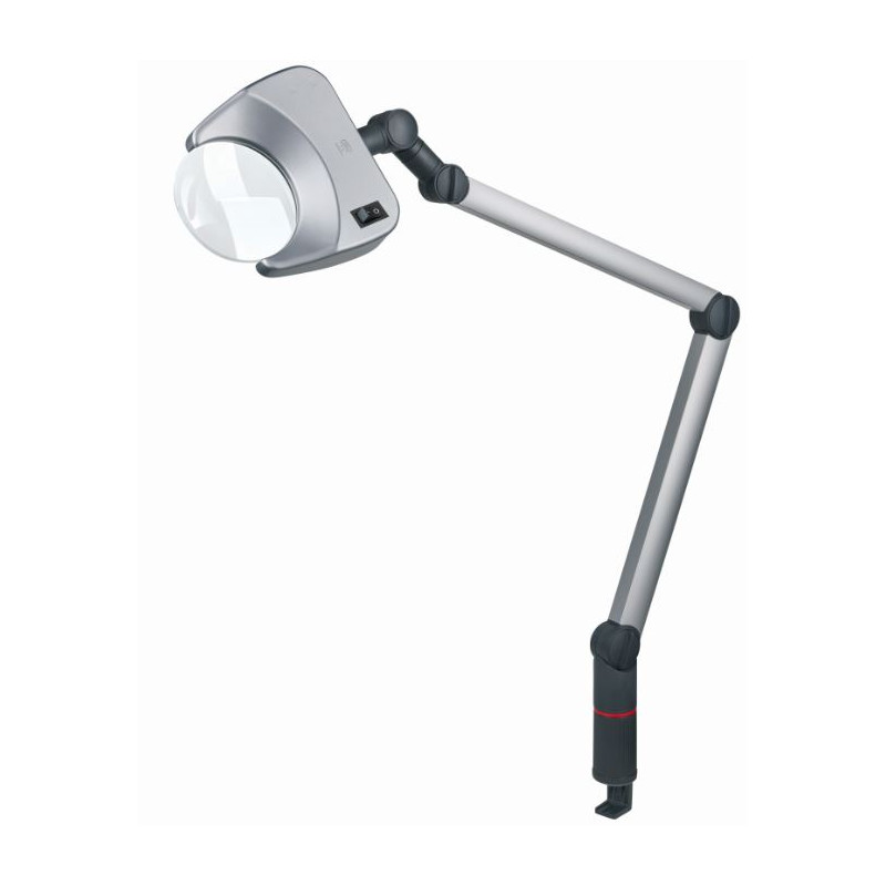 Schweizer Lupa Lâmpada de ampliação Tech-Line LED 2700K, 2x, Ø120 biconvexa