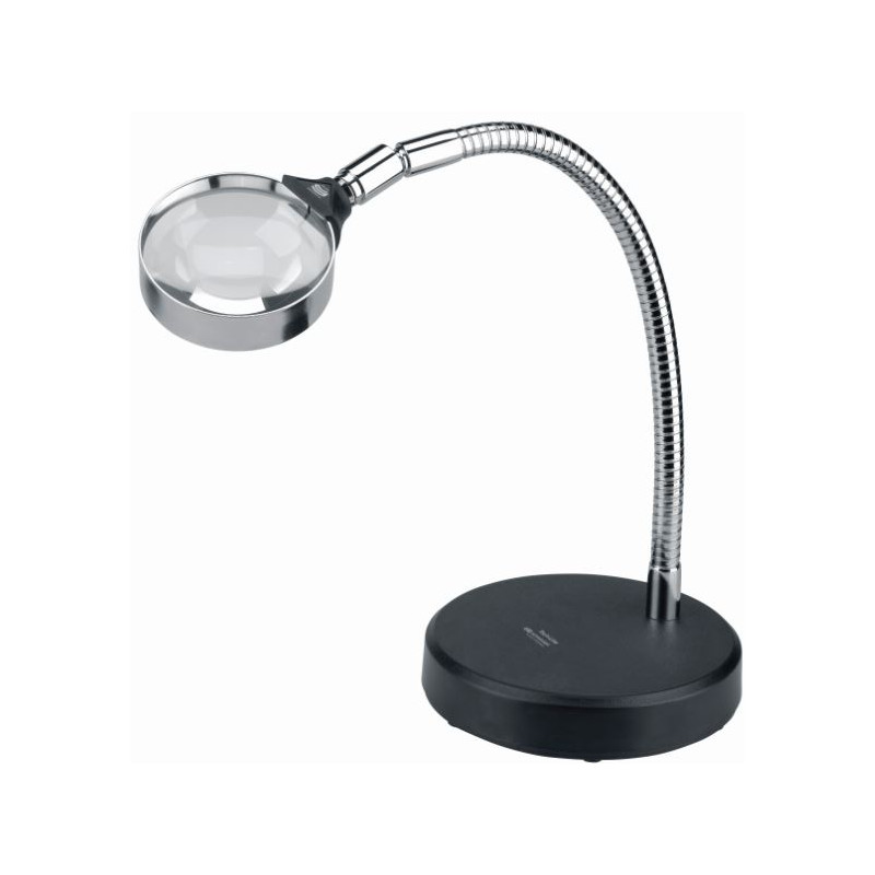 Schweizer Base de mesa para lupa de bancada, 3x/Ø75mm, biconvexa