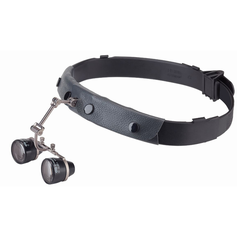 Schweizer Lupa Lente de ampliação com fita para a cabeça Tech-Line Galilei, bino, 2,25x, 450mm p.a.