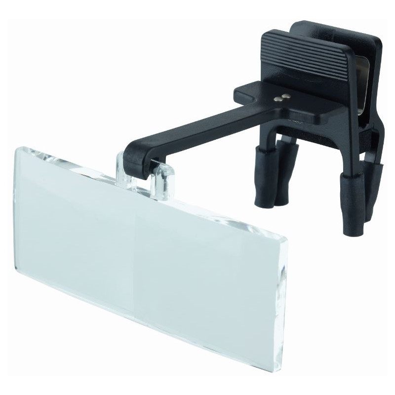 Schweizer Lupa Basic-Line RIDO-CLIP com secção da lente, 1.75, x, 3.0D, 250mm w.d.